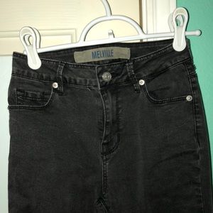 BRANDY MELVILLE DARK GREYISH BLACK JEANS